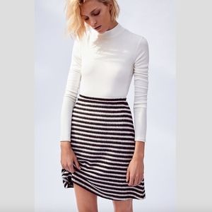 Anthropologie Mod Striped Knit Skirt